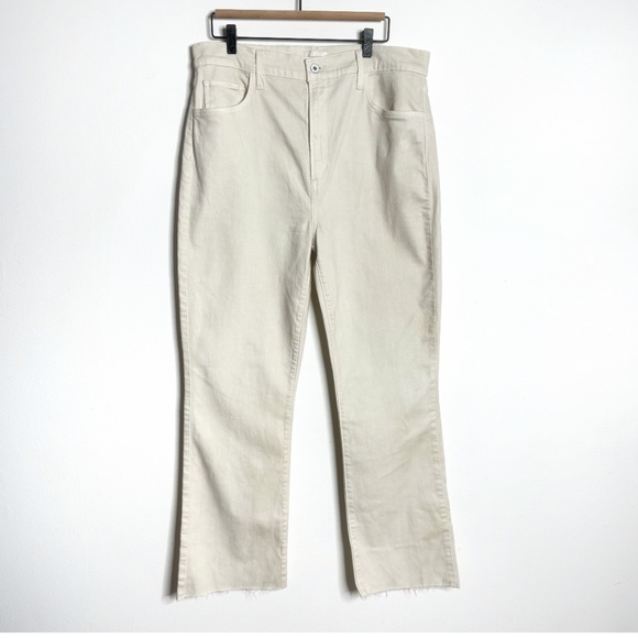 Favorite Daughter Jeans Valentina Bootcut Super High Rise Mini Bootcut Bone - Picture 2 of 14